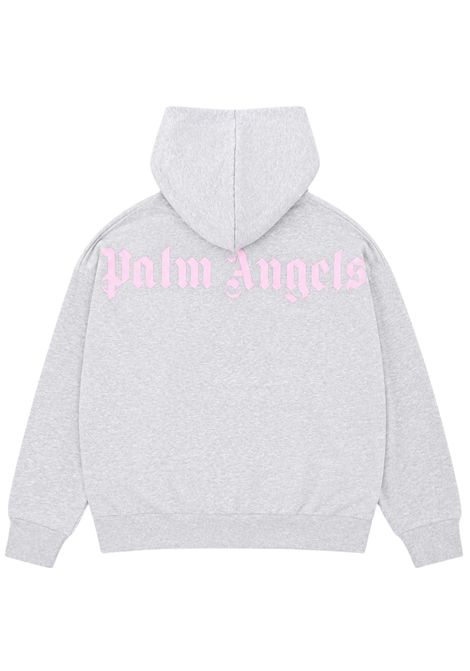 Girls' grey cotton sweatshirt PALM ANGELS | PGBB014C99FLE/CEGRIGIO